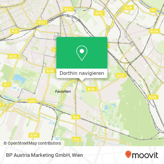 BP Austria Marketing GmbH Karte
