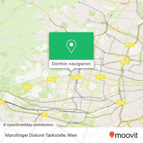 Maroltinger Diskont-Tankstelle Karte