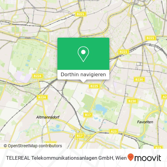 TELEREAL Telekommunikationsanlagen GmbH Karte