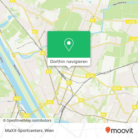 MaXX-Sportcenters Karte