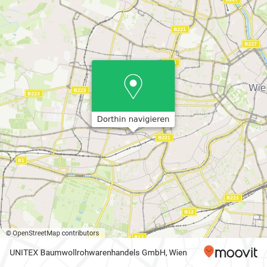 UNITEX Baumwollrohwarenhandels GmbH Karte