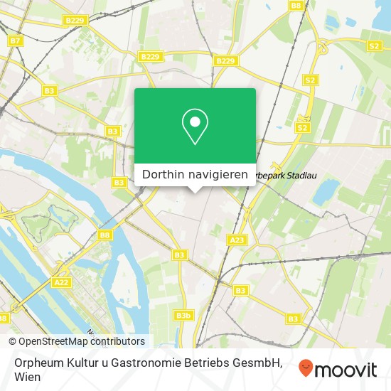 Orpheum Kultur u Gastronomie Betriebs GesmbH Karte
