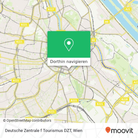 Deutsche Zentrale f Tourismus DZT Karte