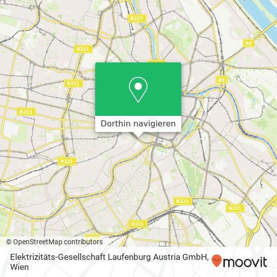 Elektrizitäts-Gesellschaft Laufenburg Austria GmbH Karte