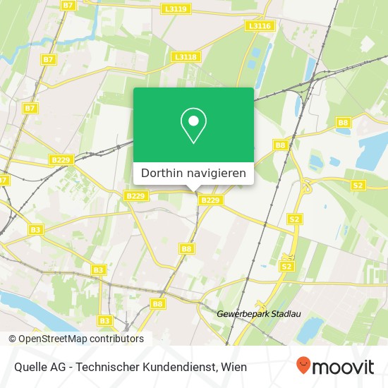 Quelle AG - Technischer Kundendienst Karte