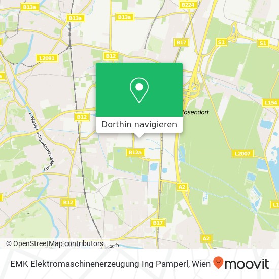 EMK Elektromaschinenerzeugung Ing Pamperl Karte