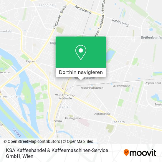 KSA Kaffeehandel & Kaffeemaschinen-Service GmbH Karte