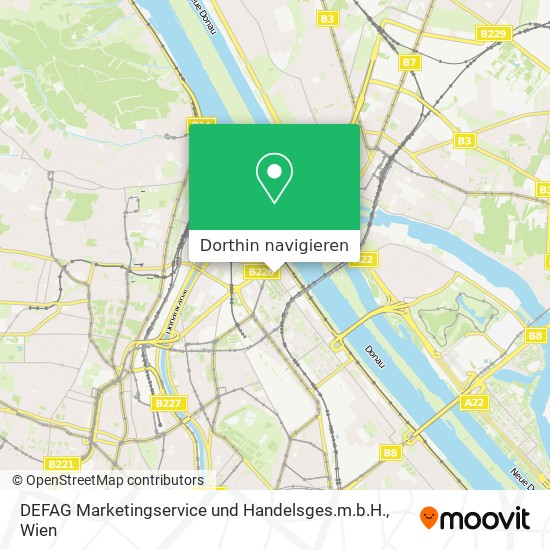 DEFAG Marketingservice und Handelsges.m.b.H. Karte