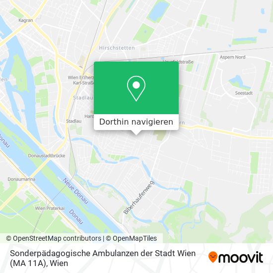 Sonderpädagogische Ambulanzen der Stadt Wien (MA 11A) Karte