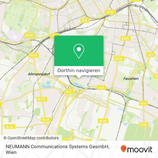 NEUMANN Communications Systems GesmbH Karte