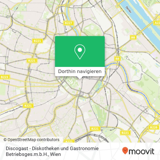 Discogast - Diskotheken und Gastronomie Betriebsges.m.b.H. Karte