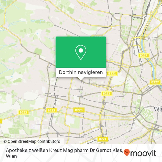 Apotheke z weißen Kreuz Mag pharm Dr Gernot Kiss Karte