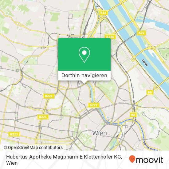 Hubertus-Apotheke Magpharm E Klettenhofer KG Karte