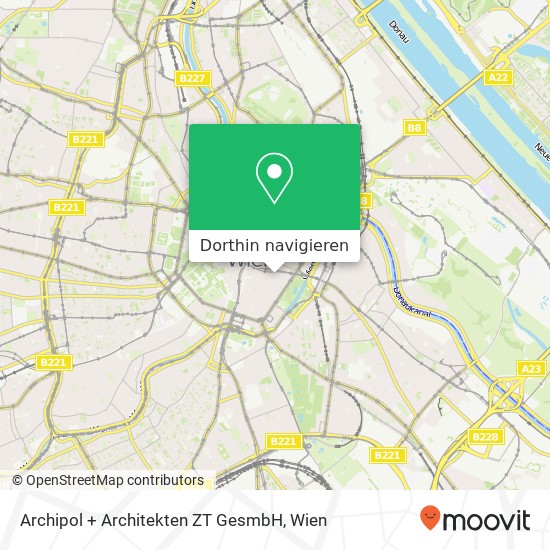 Archipol + Architekten ZT GesmbH Karte