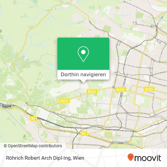 Röhrich Robert Arch Dipl-Ing Karte