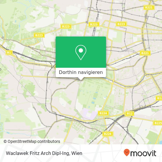Waclawek Fritz Arch Dipl-Ing Karte