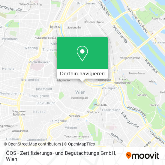 ÖQS - Zertifizierungs- und Begutachtungs GmbH Karte