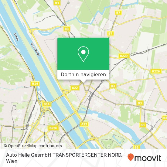 Auto Helle GesmbH TRANSPORTERCENTER NORD Karte