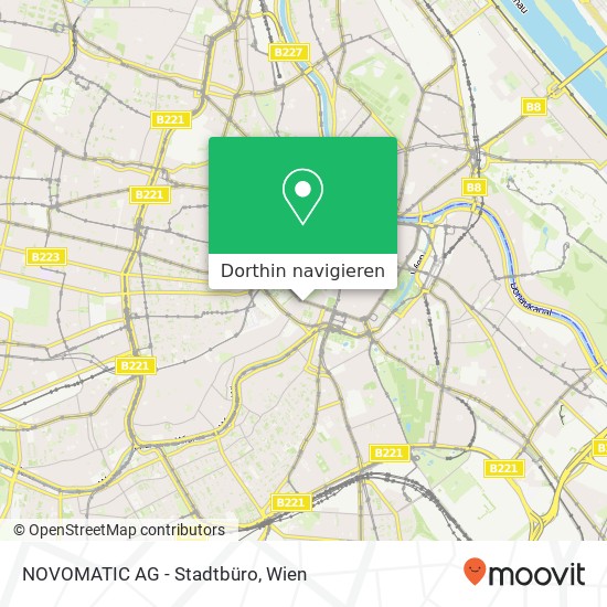 NOVOMATIC AG - Stadtbüro Karte
