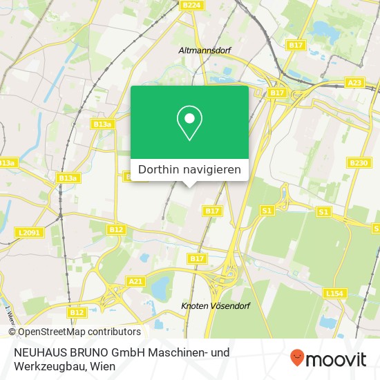 NEUHAUS BRUNO GmbH Maschinen- und Werkzeugbau Karte