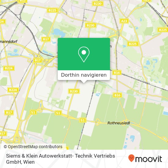 Siems & Klein Autowerkstatt- Technik Vertriebs GmbH Karte