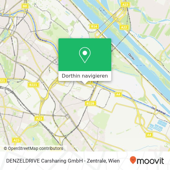DENZELDRIVE Carsharing GmbH - Zentrale Karte