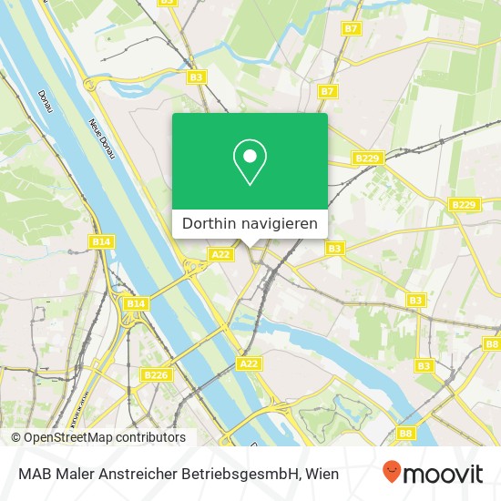 MAB Maler Anstreicher BetriebsgesmbH Karte