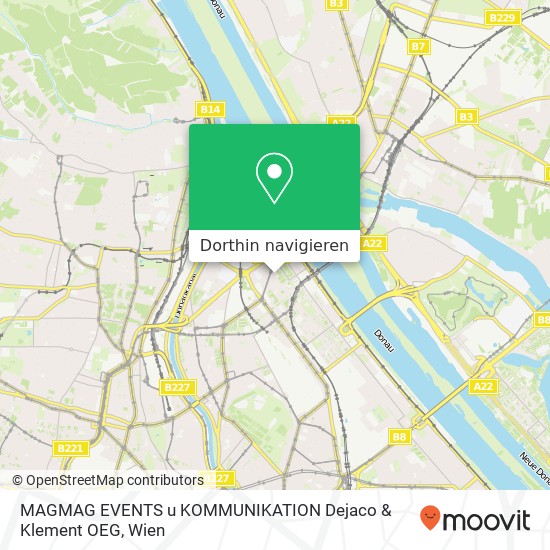 MAGMAG EVENTS u KOMMUNIKATION Dejaco & Klement OEG Karte