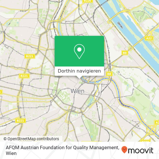 AFQM Austrian Foundation for Quality Management Karte