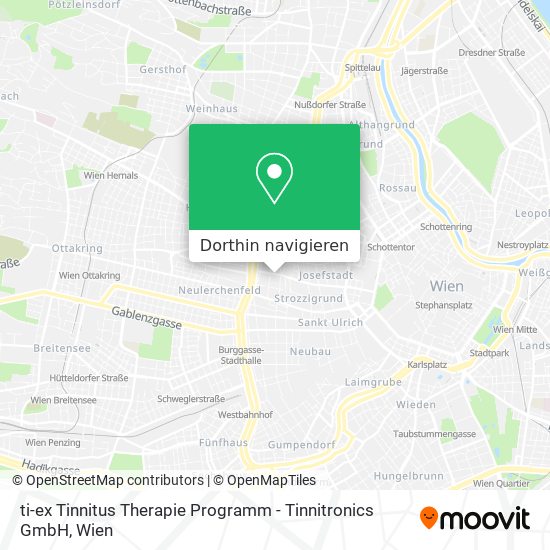 ti-ex Tinnitus Therapie Programm - Tinnitronics GmbH Karte