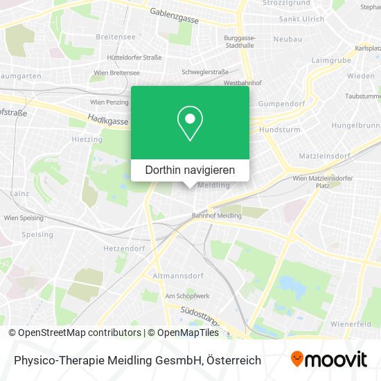 Physico-Therapie Meidling GesmbH Karte