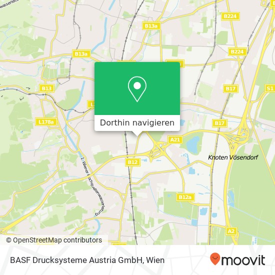 BASF Drucksysteme Austria GmbH Karte
