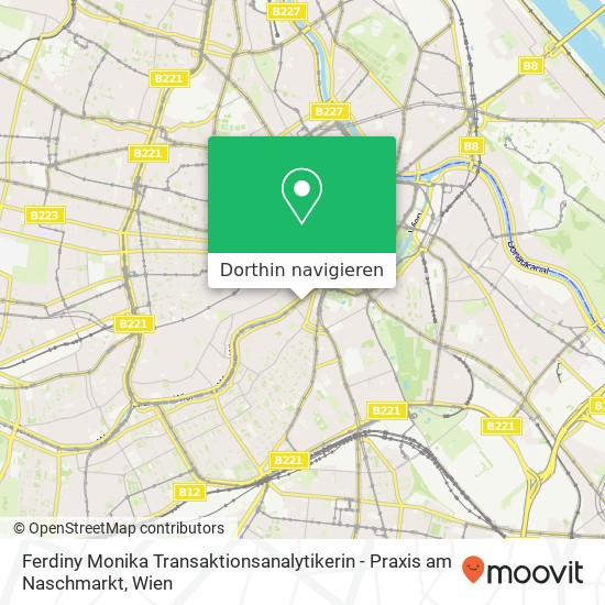 Ferdiny Monika Transaktionsanalytikerin - Praxis am Naschmarkt Karte