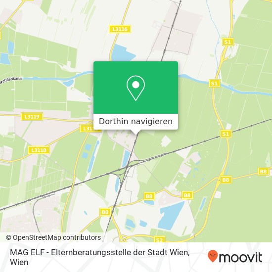 MAG ELF - Elternberatungsstelle der Stadt Wien Karte