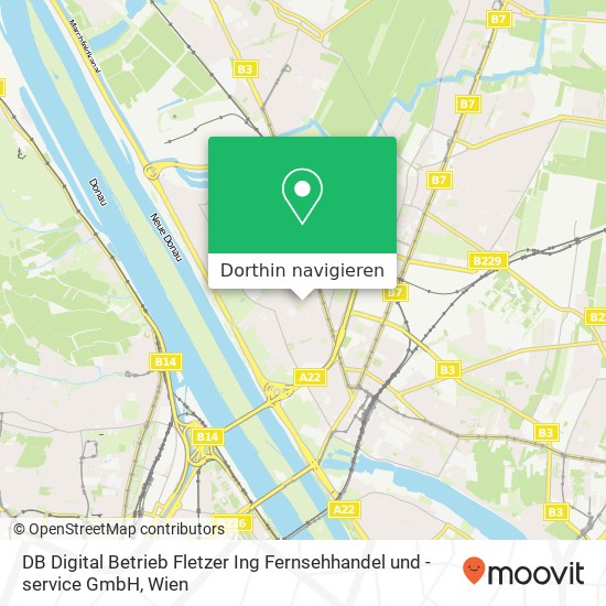 DB Digital Betrieb Fletzer Ing Fernsehhandel und -service GmbH Karte