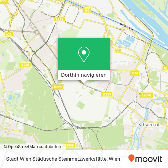 Stadt Wien Städtische Steinmetzwerkstätte Karte
