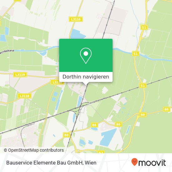 Bauservice Elemente Bau GmbH Karte