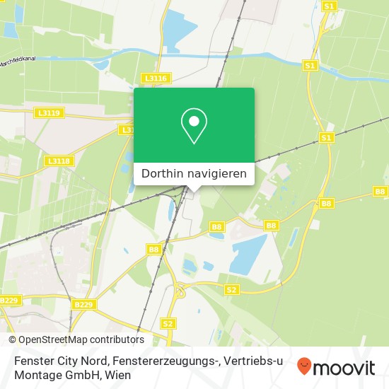 Fenster City Nord, Fenstererzeugungs-, Vertriebs-u Montage GmbH Karte