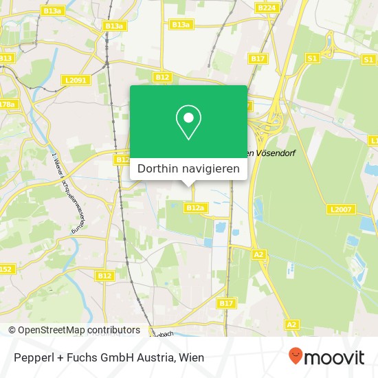 Pepperl + Fuchs GmbH Austria Karte