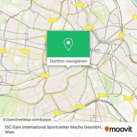ISC Gym International Sportcenter Macho GesmbH Karte