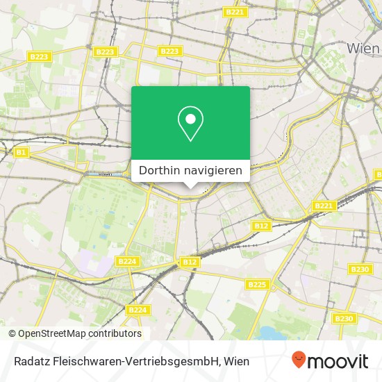 Radatz Fleischwaren-VertriebsgesmbH Karte