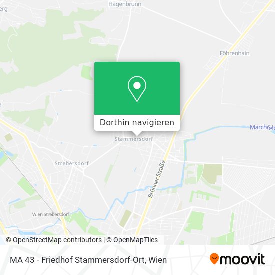 MA 43 - Friedhof Stammersdorf-Ort Karte