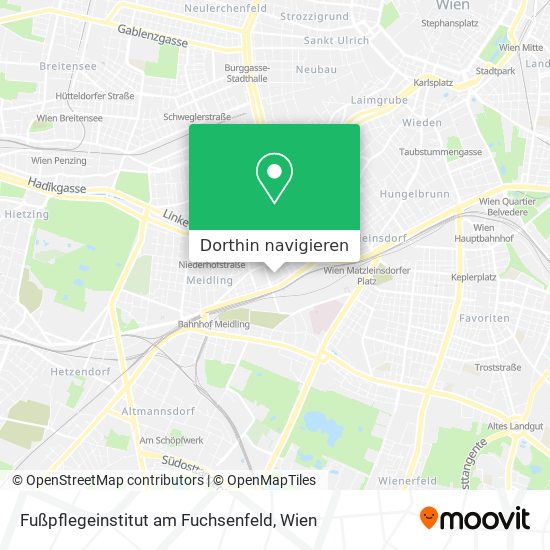 Fußpflegeinstitut am Fuchsenfeld Karte