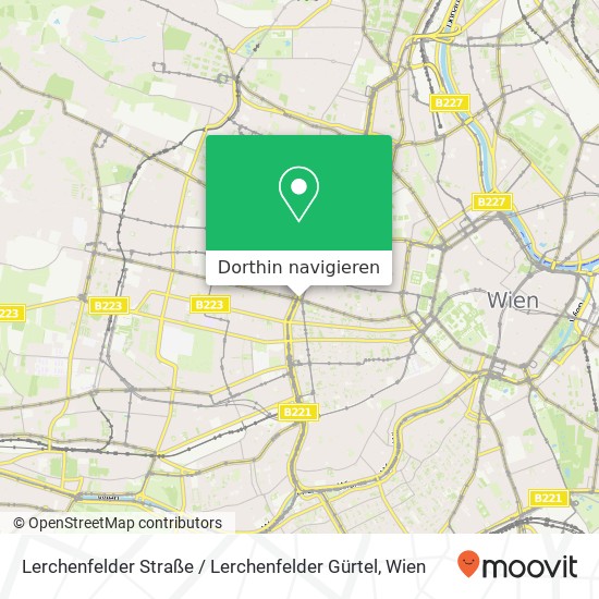 Lerchenfelder Straße / Lerchenfelder Gürtel Karte