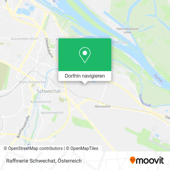 Raffinerie Schwechat Karte