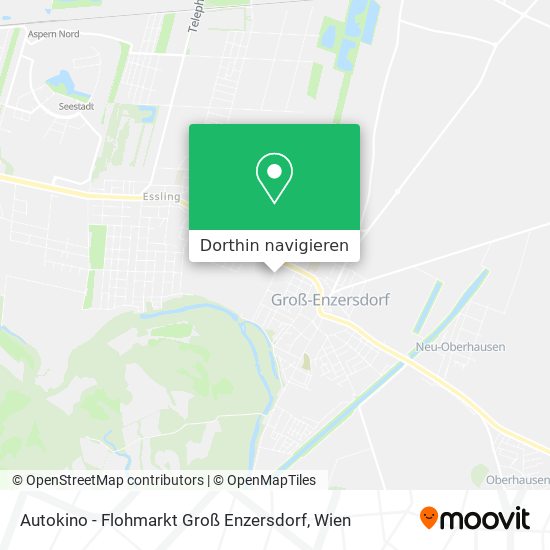 Autokino - Flohmarkt Groß Enzersdorf Karte