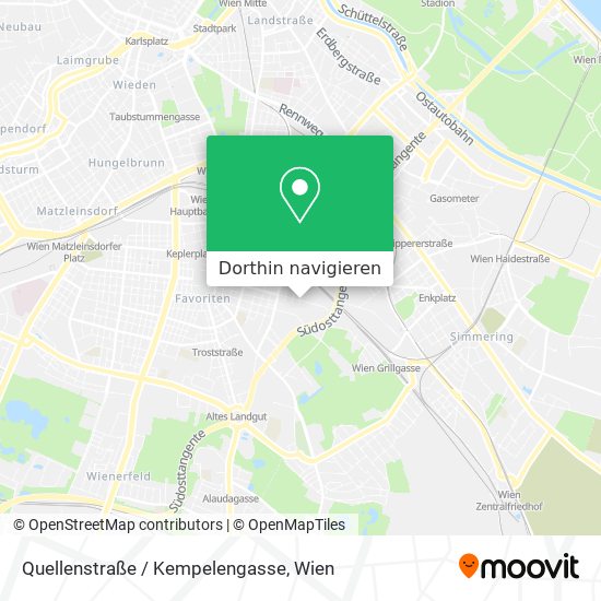 Quellenstraße / Kempelengasse Karte