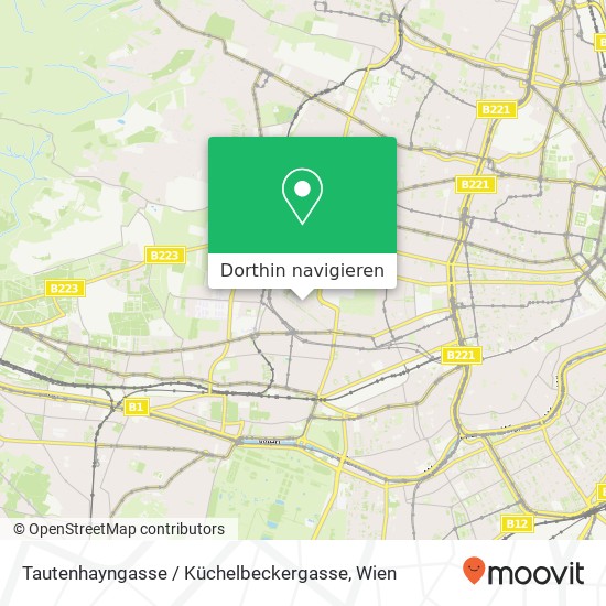 Tautenhayngasse / Küchelbeckergasse Karte