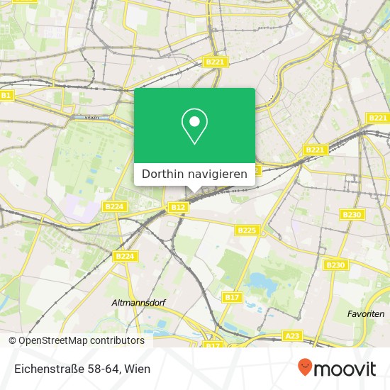 Eichenstraße 58-64 Karte