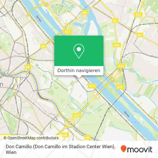 Don Camillo (Don Camillo im Stadion Center Wien) Karte